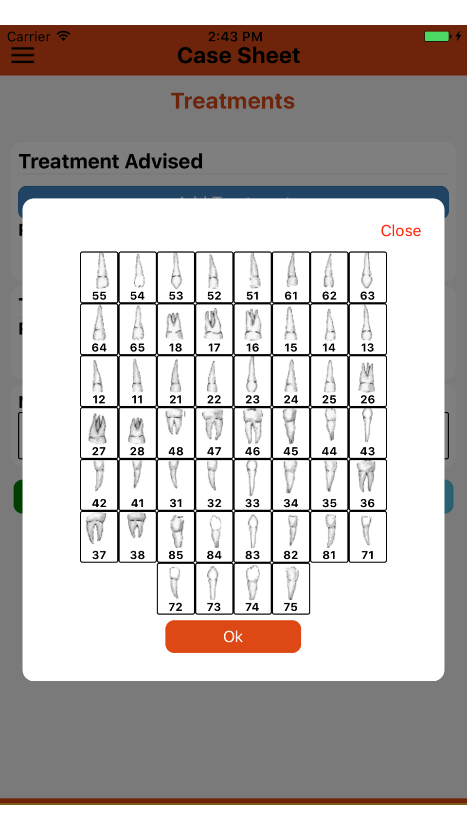 screenshot of MocDoc HMS